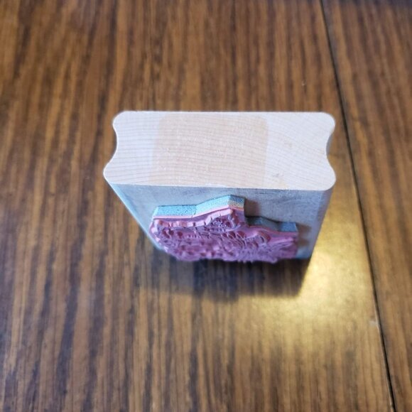 Ann-ticipations 2x2 Inch Frazzled Cat Wood Mounted Rubber Stamp 1178F - Picture 5 of 8